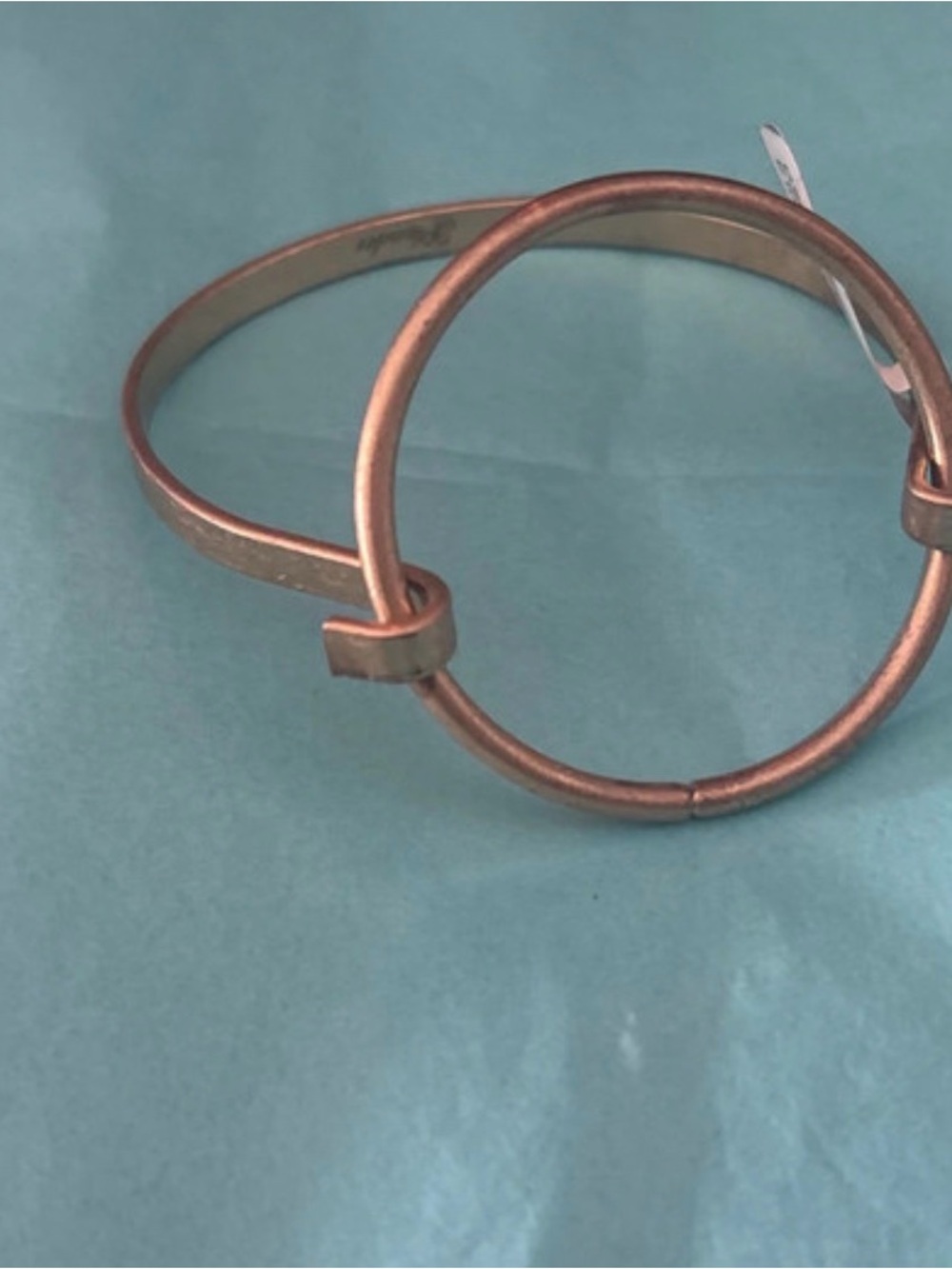 Plunder Copper-Tone Open Knot Bangle Bracelet